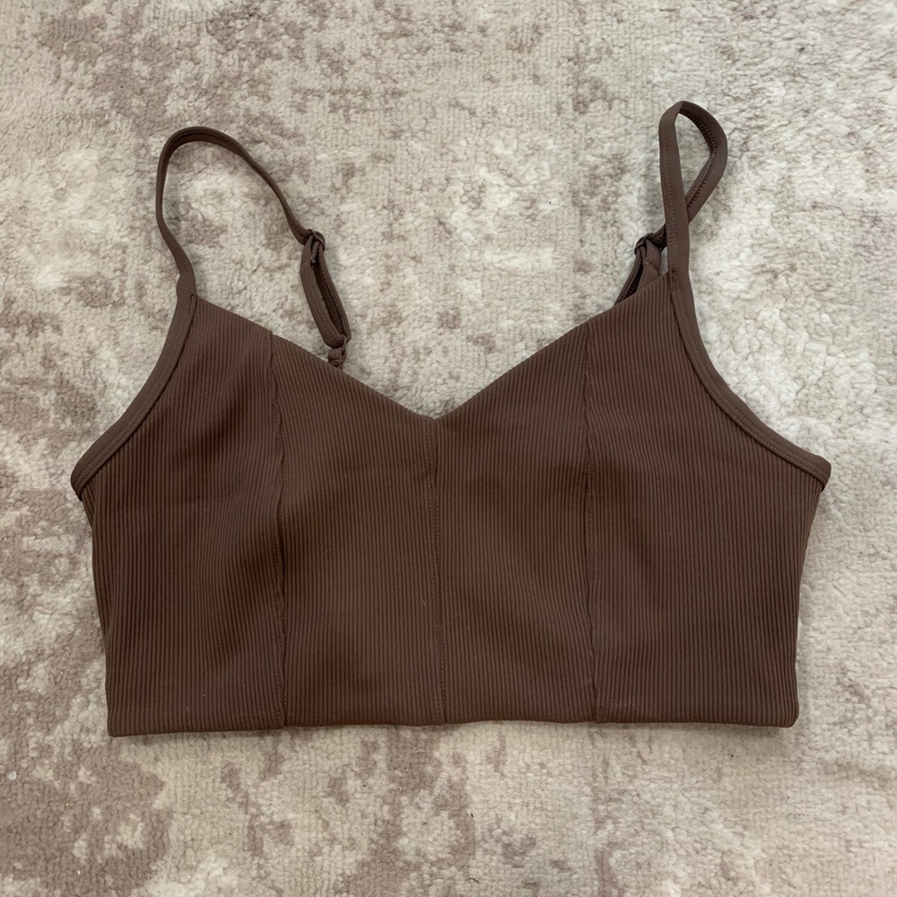 Brown Aerie Sports Bra Size Medium
